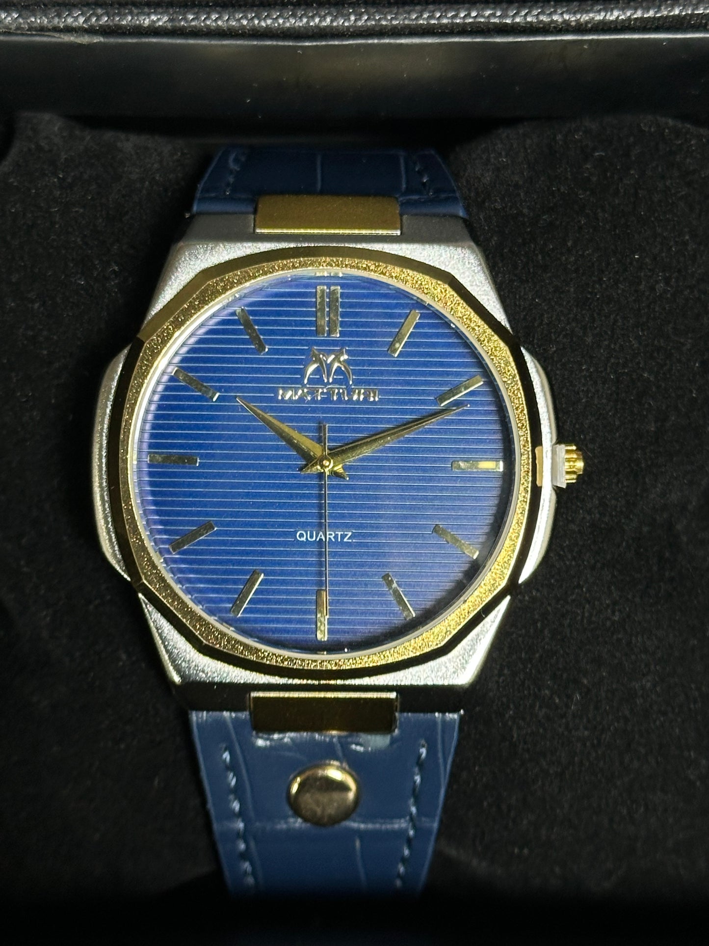 Maturi Watch | Blue Dial & strap