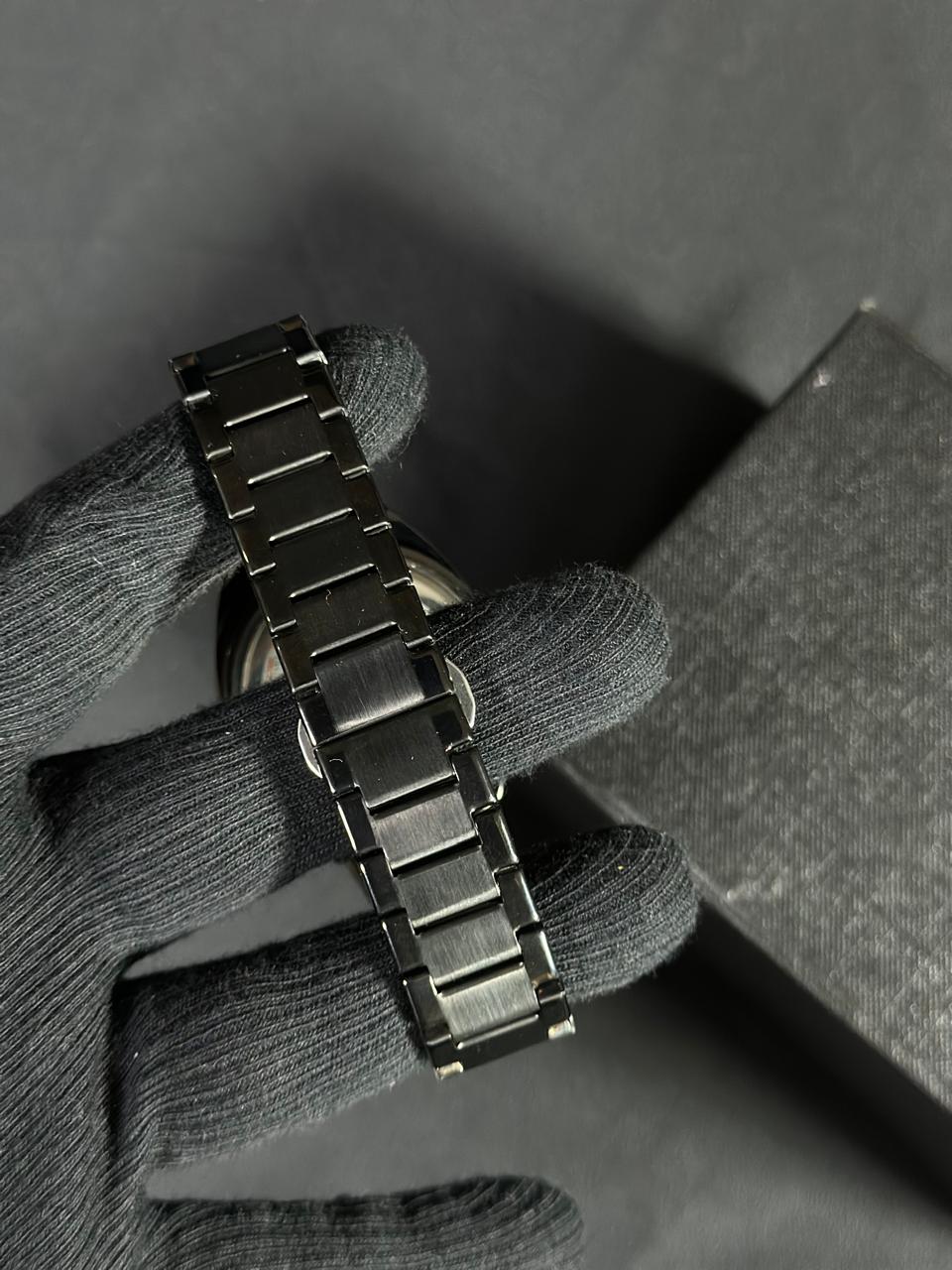 Fander Blue Watch | Black  Dial