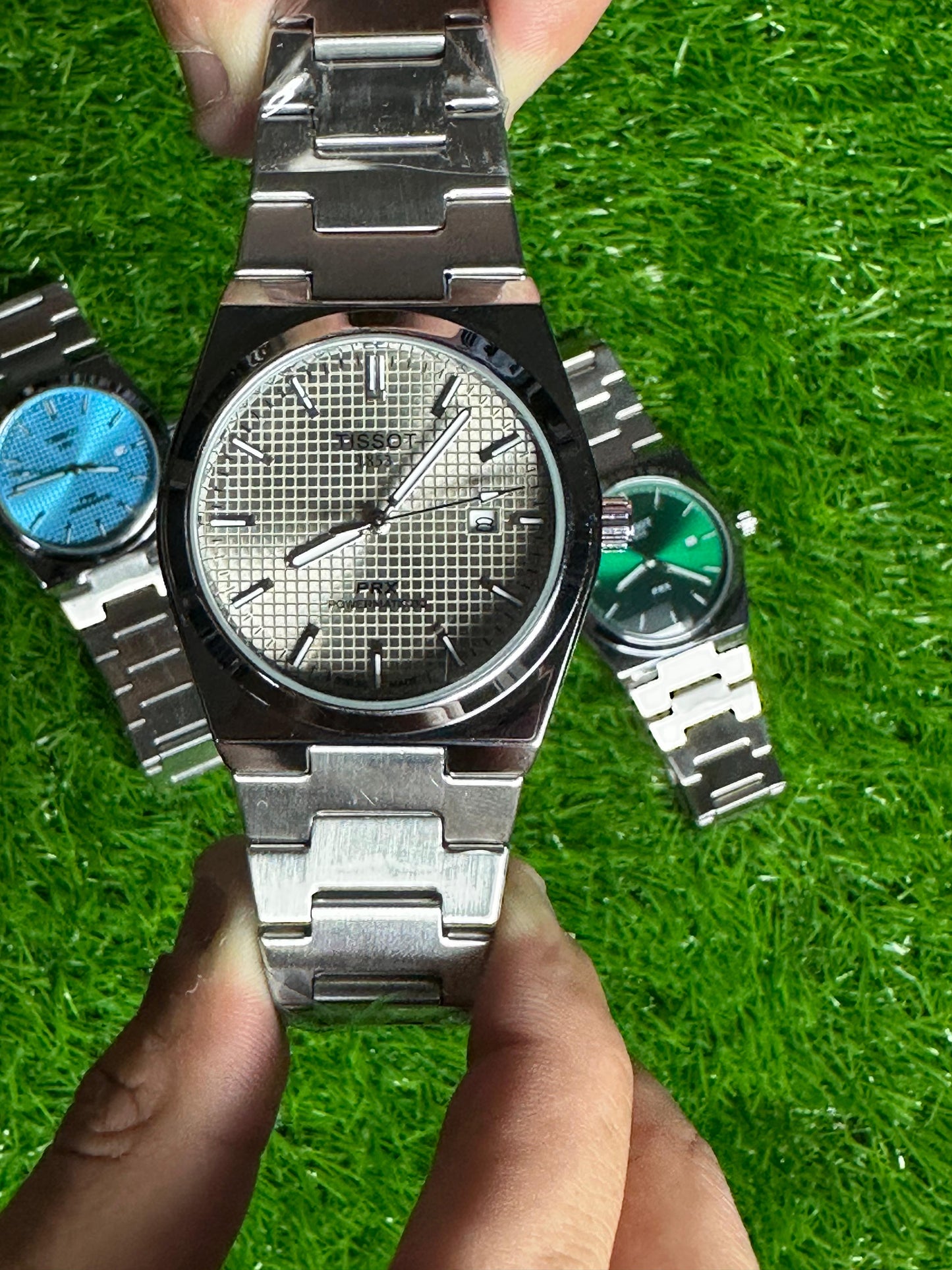 Tissot Prx 1853| Silver Waffle Dial