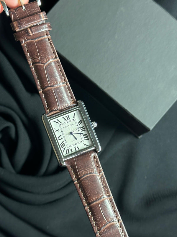 Cartier Old Money Watch(Brown)