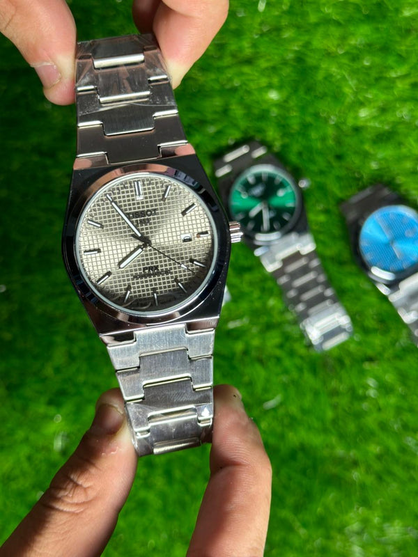 Tissot Prx 1853| Silver Waffle Dial