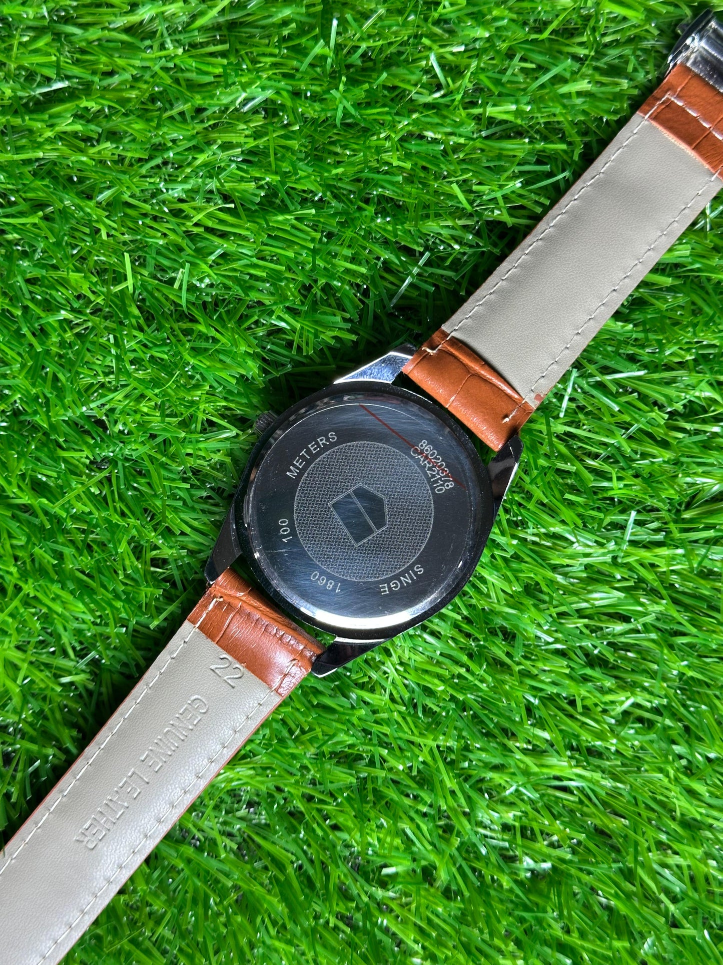 Tag Heuer Calibre 5  Brown Leather Strap Watch