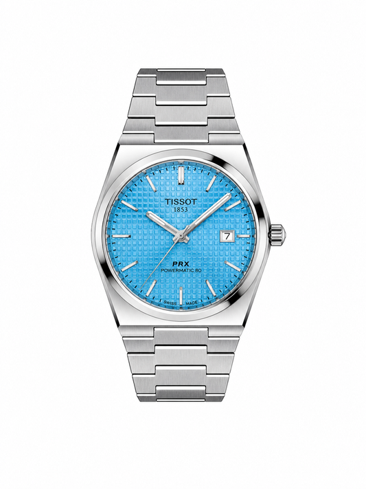Tissot Prx 1853| Turquoise Waffle Dial